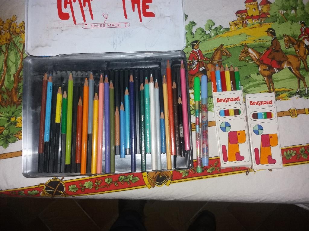 Potloden, Ophalen, Gebruikt