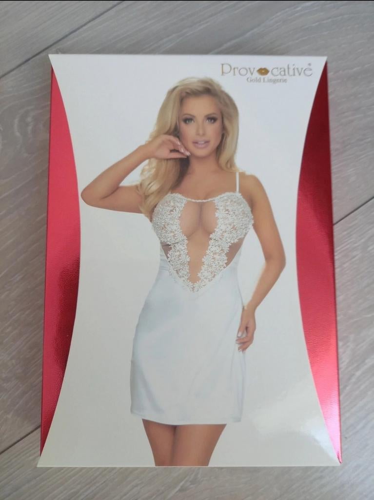 Robe de nuit nacrée, Vêtements | Femmes, Provocative, Enlèvement, Blanc, Vêtements de nuit