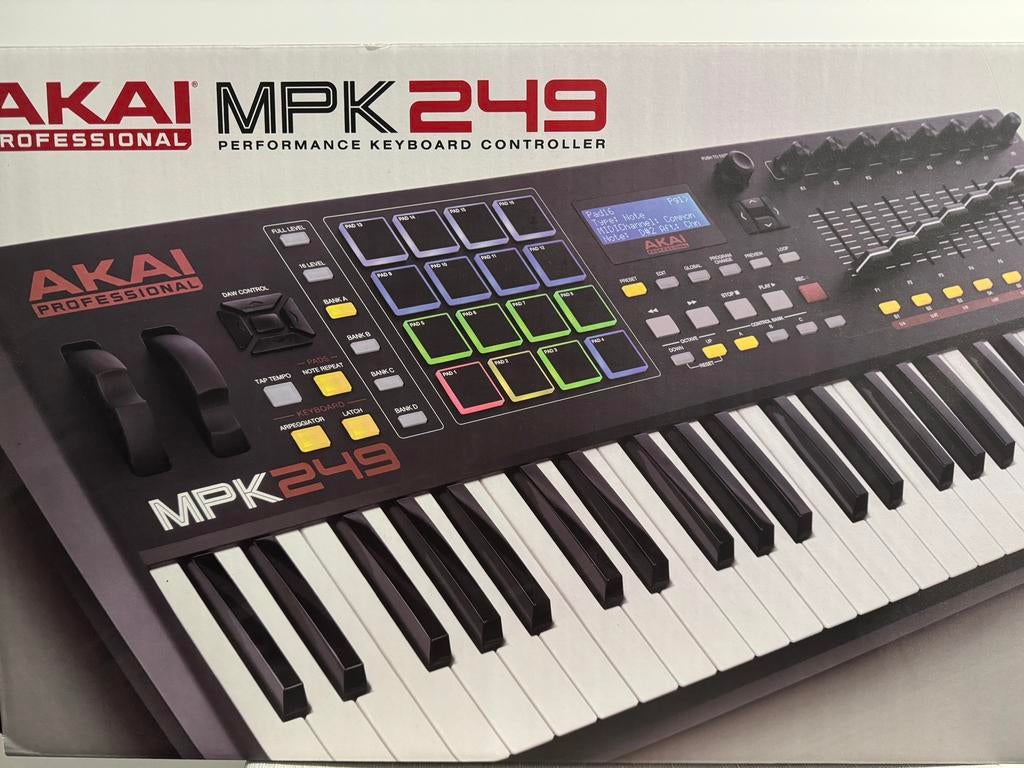 Clavier maitre midi AKAI MPK 249 (état neuf), Muziek en Instrumenten, Ophalen, Zo goed als nieuw
