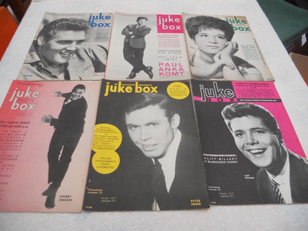 Juke Box Magazine 12 nrs  69 tem 80   volledig jaar 1962, Boeken, Tijdschriften en Kranten, Ophalen of Verzenden, Zo goed als nieuw