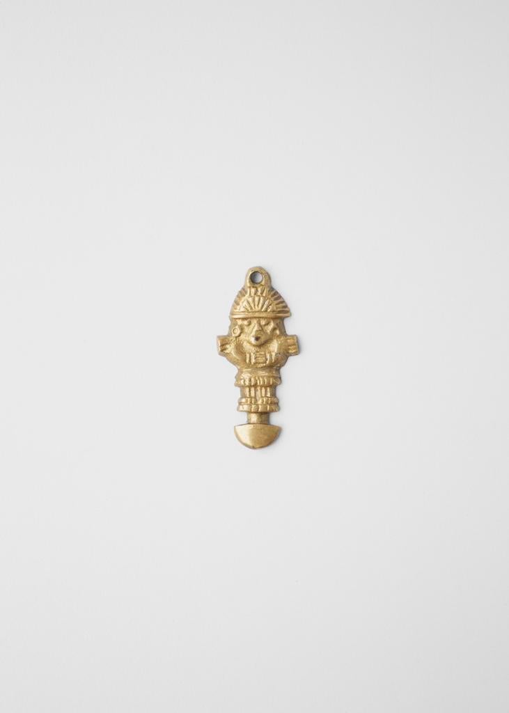 Vintage amulet met ceremonieel Inca (Tumi) mes, Ophalen of Verzenden