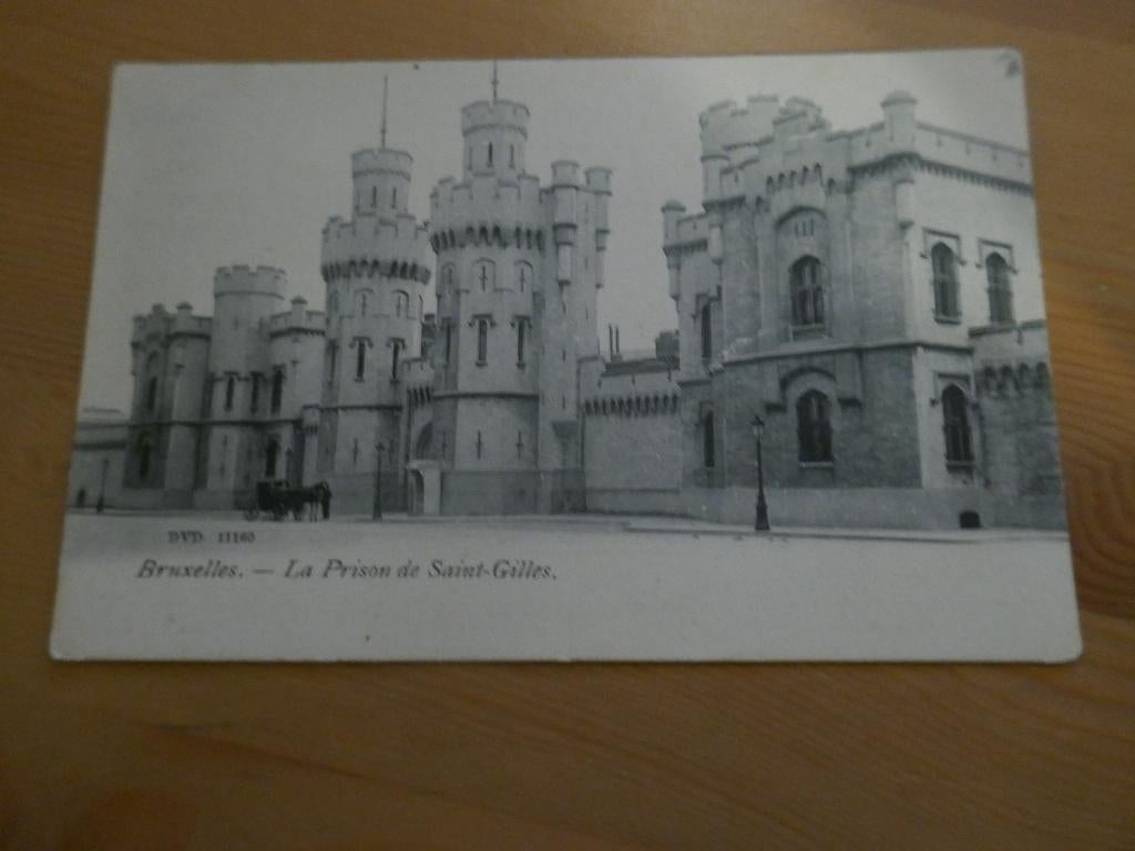 bruxelles la prison de Saint-Gilles, Envoi, Non affranchie, Bruxelles (Capitale)