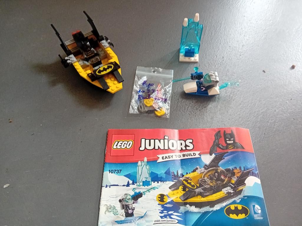 Lego Juniors 10737 Batman vs. Mr. Freeze, Ophalen of Verzenden, Zo goed als nieuw, Lego