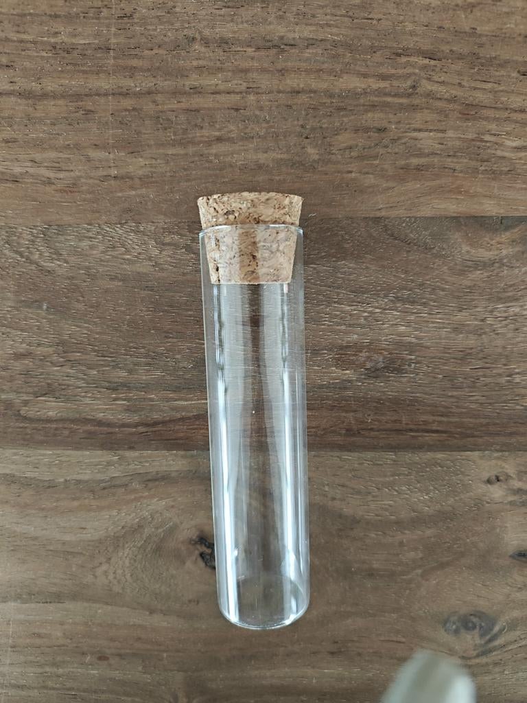 20 Glazen flesjes met kurken dop, Kinderen en Baby's, Ophalen