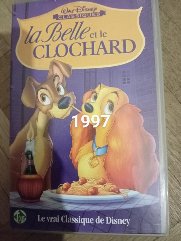 Cassette vhs la belle et le clochard, Enlèvement ou Envoi