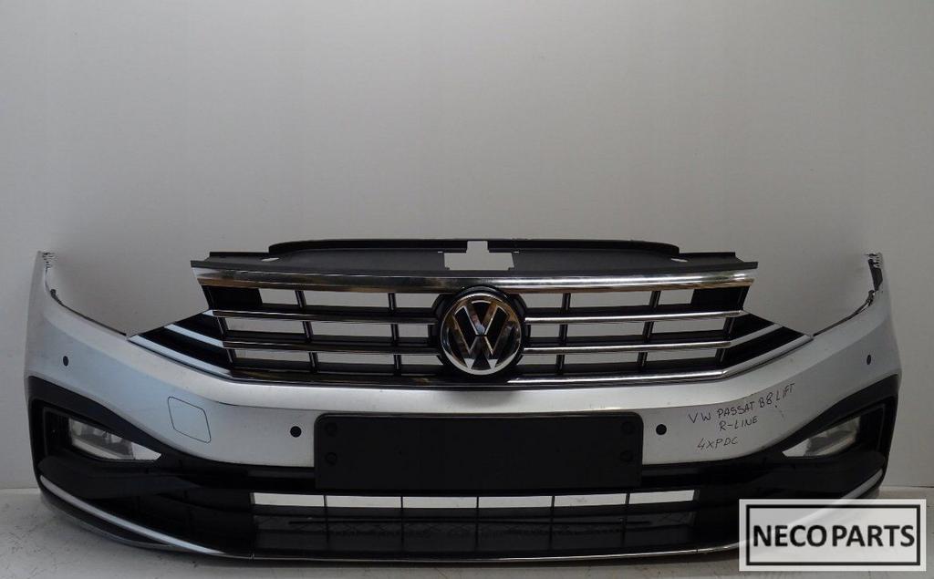 VW PASSAT B8 FACELIFT R-LINE 3G0 BUMPER LEVERBAAR!!, Ophalen of Verzenden, Gebruikt, Volkswagen, Spatbord