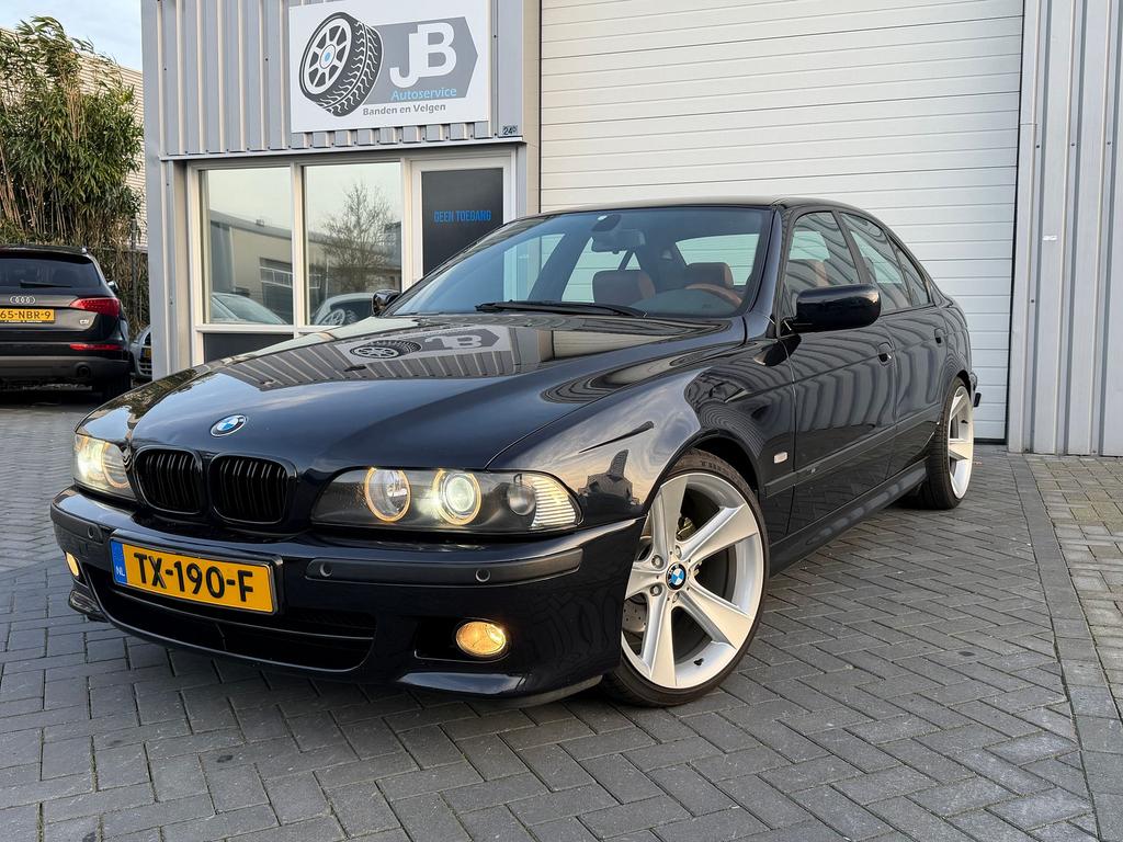 BMW 520 i 2.2 170pk Individual 19" M-Sport,Xenon,Leder,Clima, Autos, BMW, Entreprise, Berline, Brun, Noir