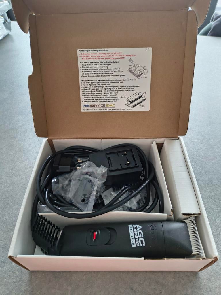 Andis AGC 2-speed tondeuse hond - zo goed als nieuw!, Enlèvement