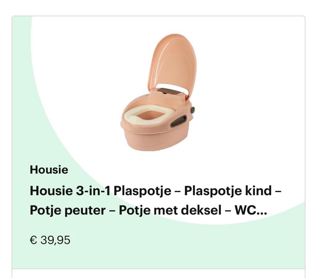 Potje kind, Kinderen en Baby's, Ophalen, Zo goed als nieuw