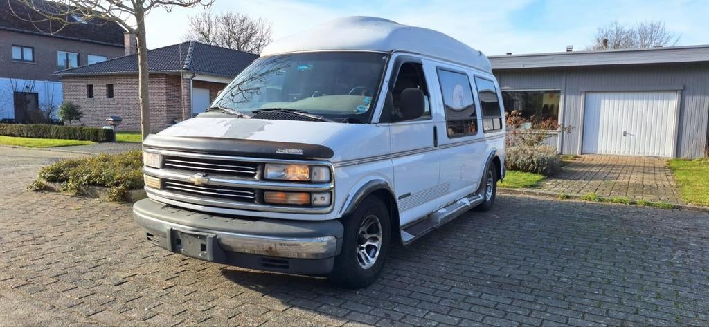 Chevy Express Van Camper bj 1998, Particulier, LPG, Te koop, Groen