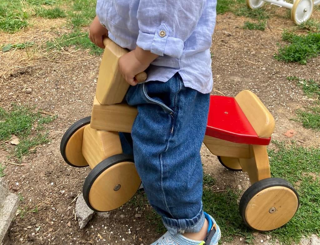 Houten Driewieler – eerste fiets voor jonge kinderen, Ophalen, Gebruikt