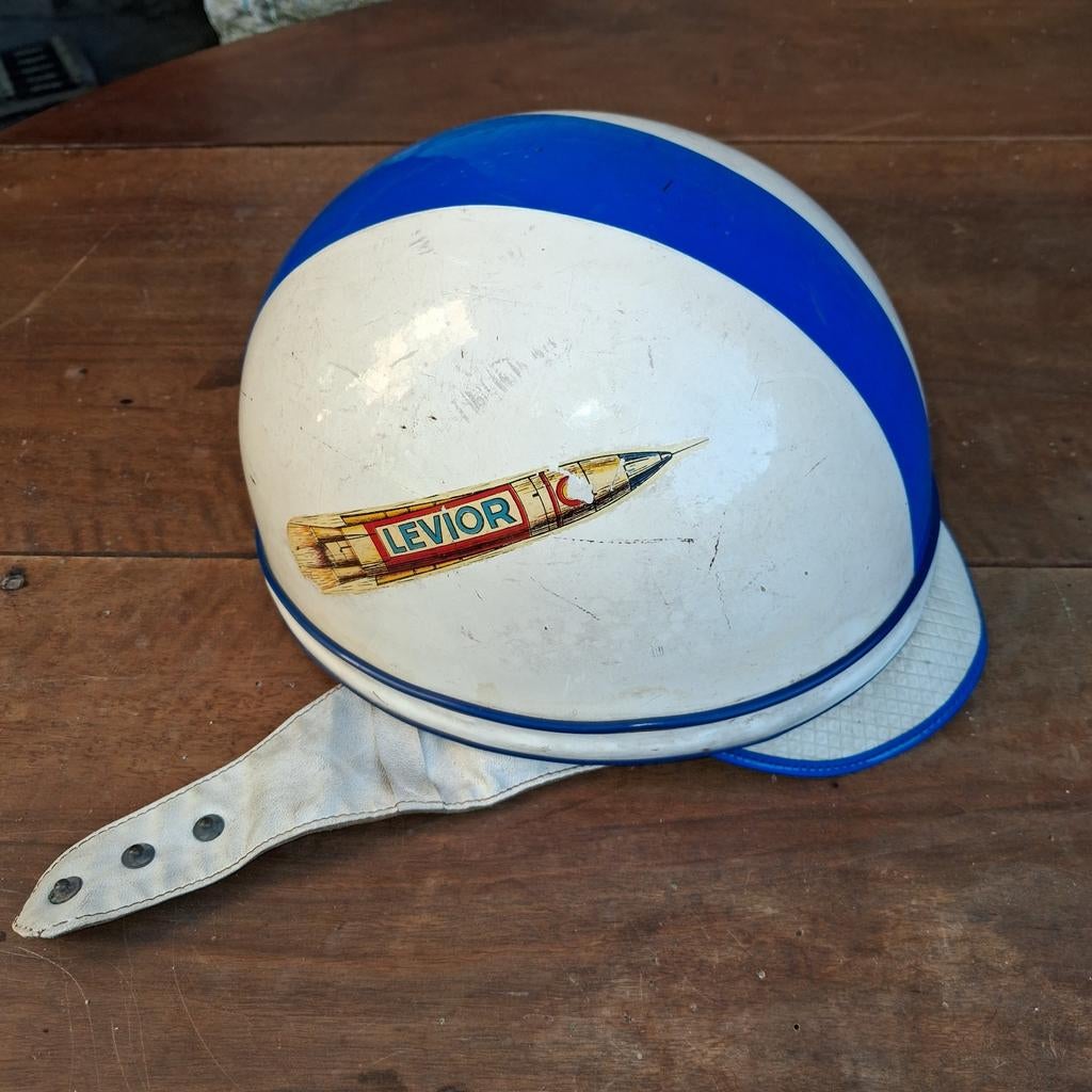 Vintage motorhelm LEVIOR, Ophalen of Verzenden