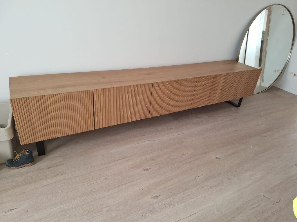 Jysk Tv kast, Ophalen, 200 cm of meer, 50 tot 100 cm, Zo goed als nieuw