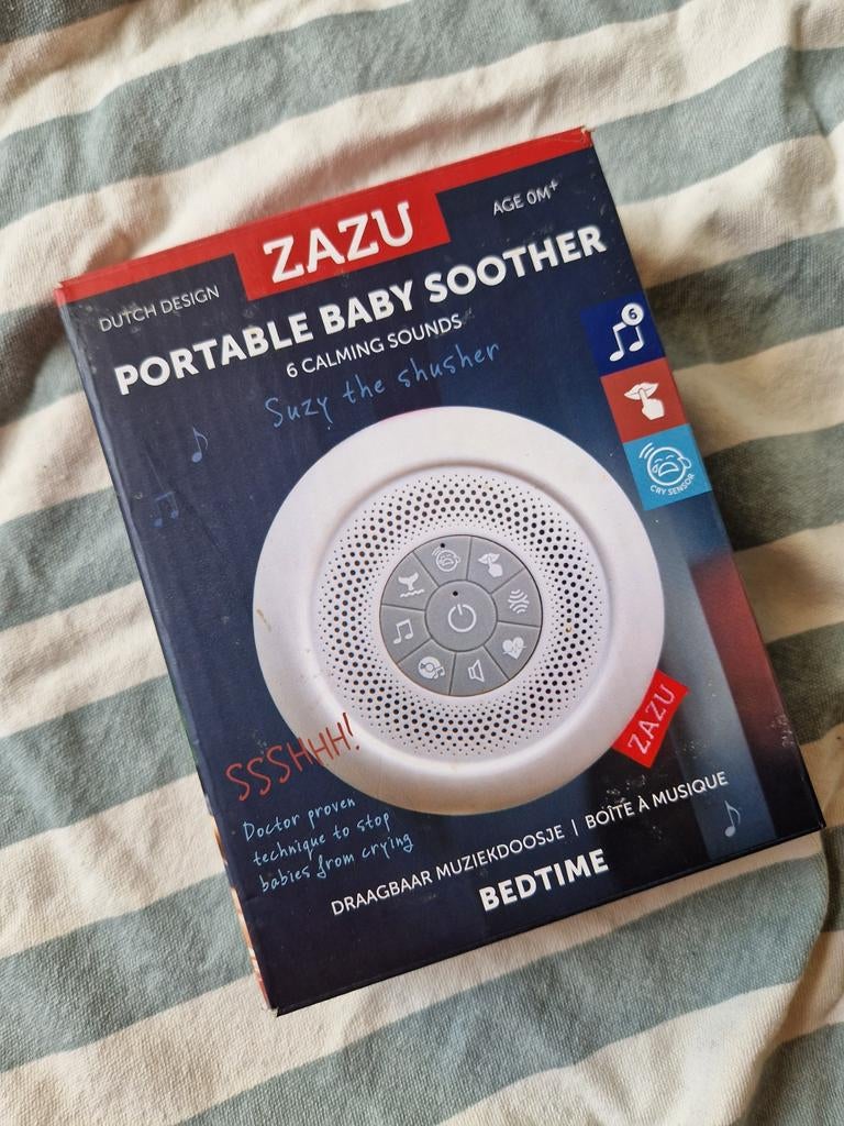 Zazu draagbaar muziekdoosje/slaaptrainer, Ophalen