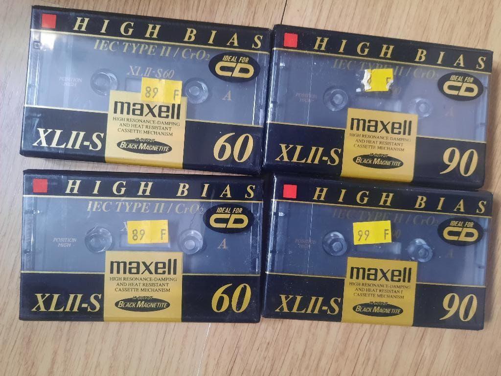 Maxell xl2-s audiotape 60-90, Cd's en Dvd's, Cassettebandjes, Ophalen of Verzenden, Nieuw in verpakking, Overige genres, Origineel