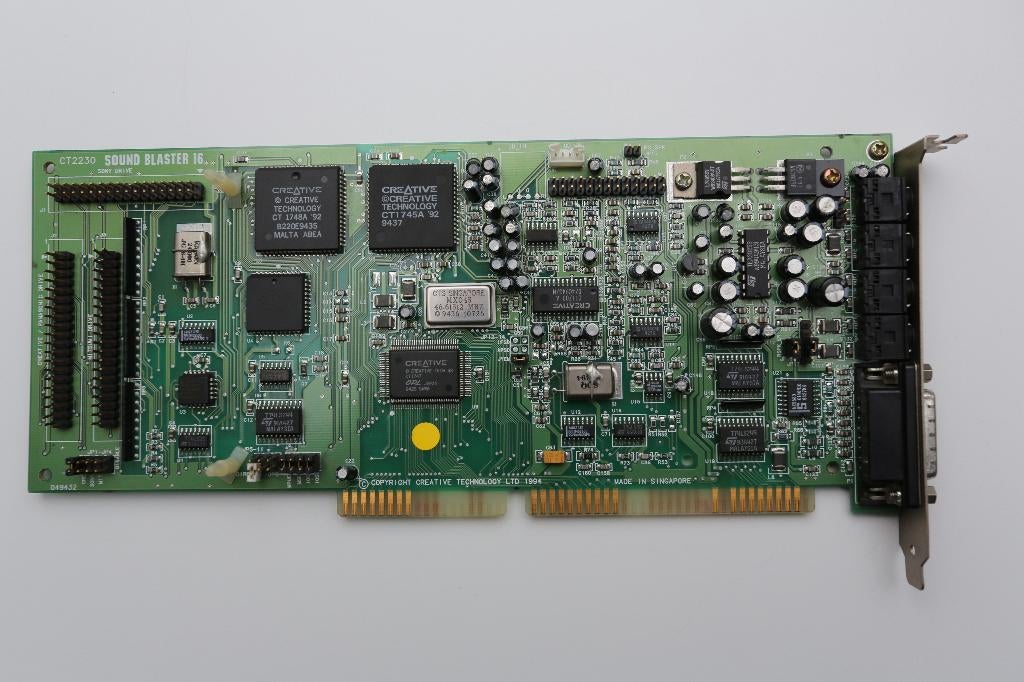 Creative Labs Sound Blaster 16 + Turtle Beach Rio midi, Ophalen, Zo goed als nieuw, Intern, Creative Labs