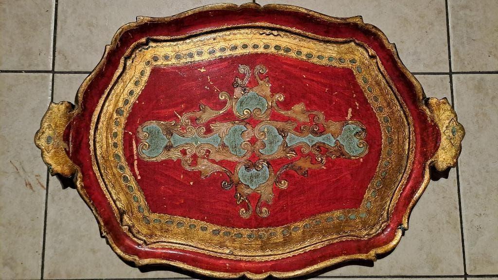 Houten plateau / dienblad, Enlèvement