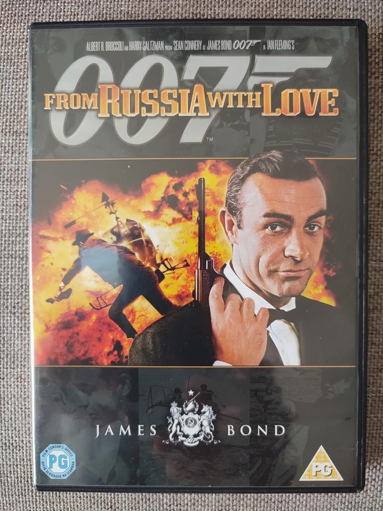 DVD : JAMES BOND - FROM RUSSIA WITH LOVE (nederl. ondertit.), Ophalen of Verzenden, Zo goed als nieuw