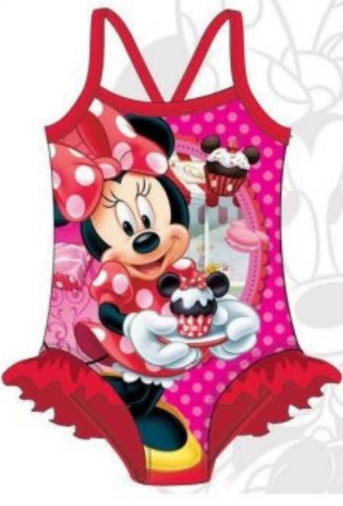 Minnie Mouse Zwempak / Badpak Disney - Maat 128 - AANBIEDING, Kinderen en Baby's, Kinderkleding | Kinder-zwemkleding, Nieuw, Badpak