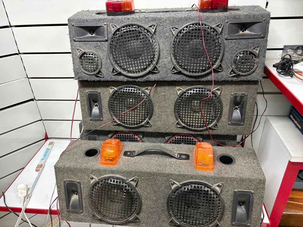 Lot de 5 (paires)enceintes Car Audio MB820 (Vintage/ Tuning), Enlèvement, Utilisé