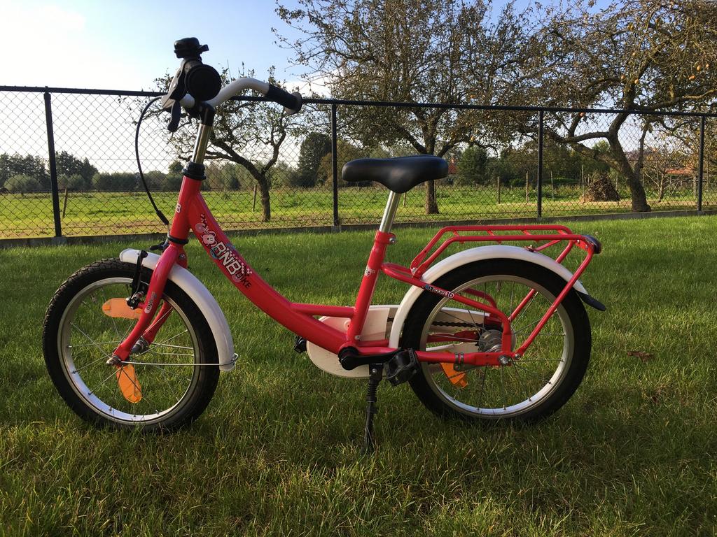 Kinderfiets 16’’ BNB, Enlèvement, Utilisé, 16 à 20 pouces, Stabilisateurs