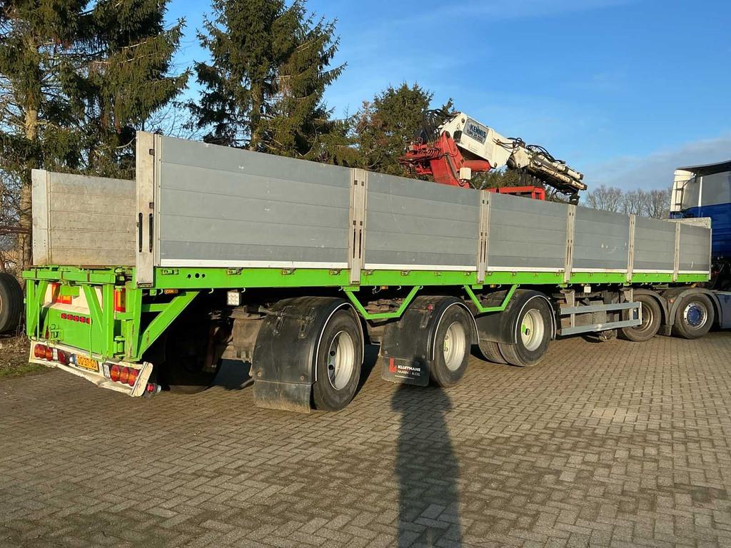 Pacton Stenentrailer met Kennis Kraan, Overige brandstoffen, Bedrijf, Aanhangers en Opleggers, Te koop