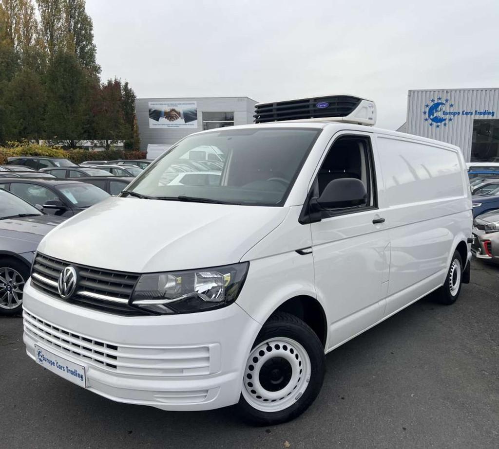 Volkswagen Transporter 2.0 TDI T6 LONG DOUBLE FRIGO FRIGORIF, Autos, Camionnettes & Utilitaires, 75 kW, Achat, Entreprise, 2 places