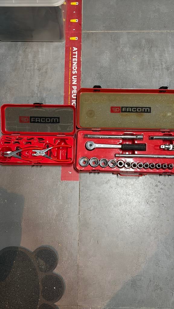 Coffret facom, Bricolage & Construction, Boîtes à outils, Enlèvement ou Envoi, Utilisé
