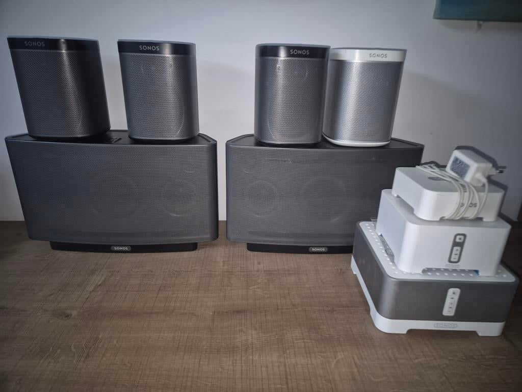 Sonos play 1, 5, amp, connect en bridge, Enlèvement