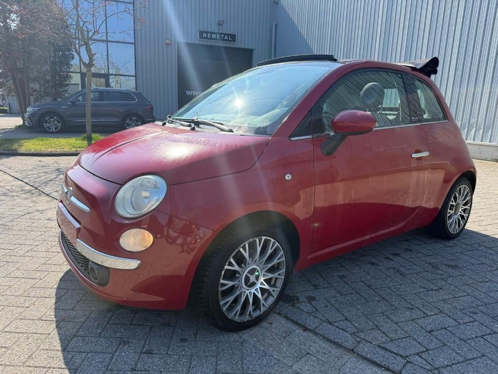FIAT 500C BJ 2009 102000 KM GOEDE STAAT, Voorwielaandrijving, Euro 5, 4 cilinders, Leder en Stof