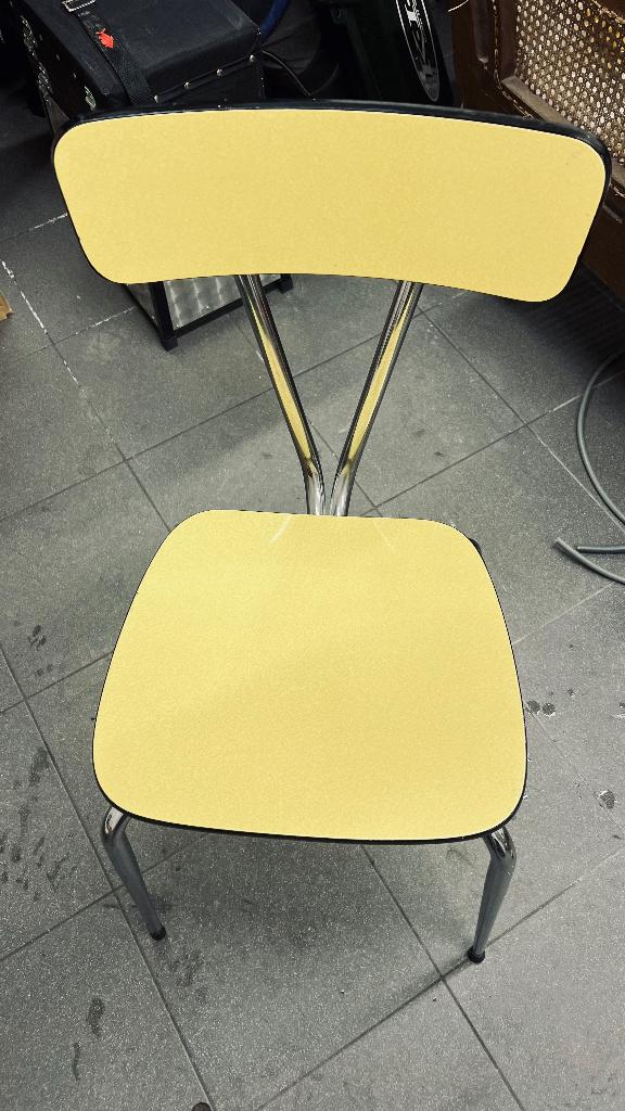 3 chaises en formica - année 1961 - Novalux, Trois, Autres couleurs, Vintage, Enlèvement