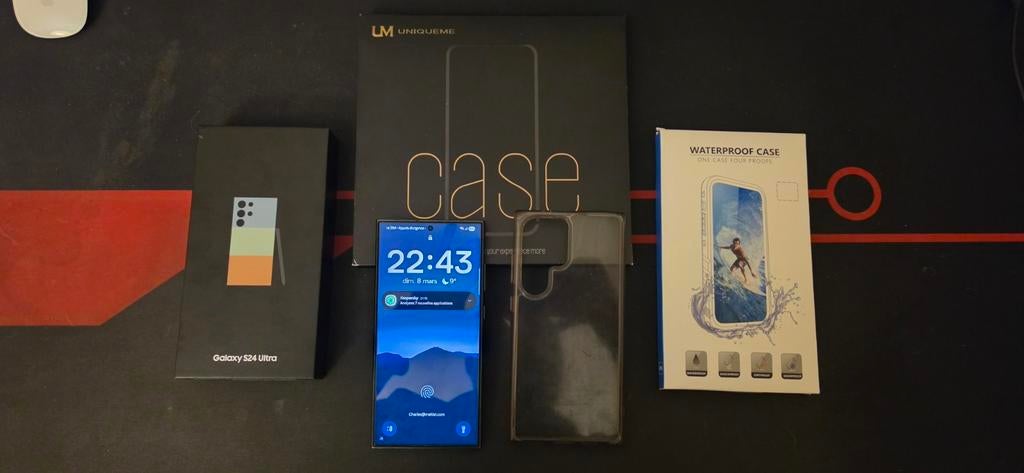 Samsung Galaxy S24 Ultra - 1To - extra ram - titanium, Télécoms, Téléphonie mobile | Samsung, Autres modèles, 10 mégapixels ou plus