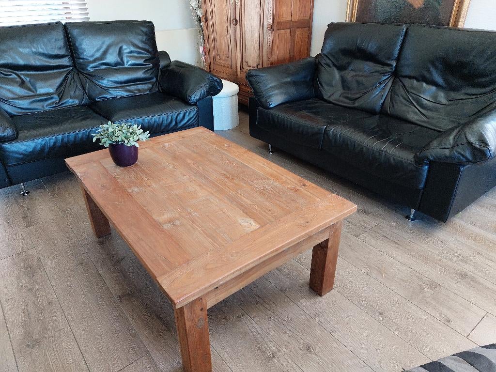 mooie lederen zetels, Ophalen, Gebruikt, 150 tot 200 cm, Tweepersoons