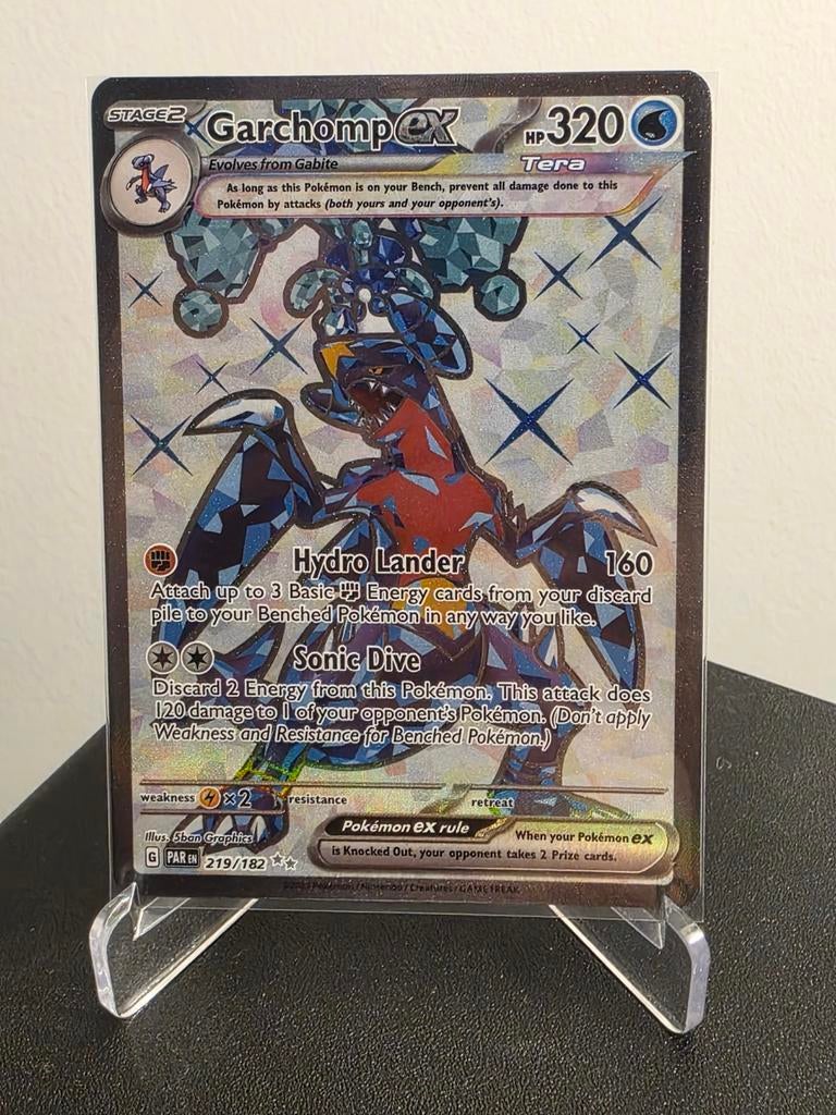 Garchomp EX 219/182, Ophalen of Verzenden, Zo goed als nieuw, Losse kaart