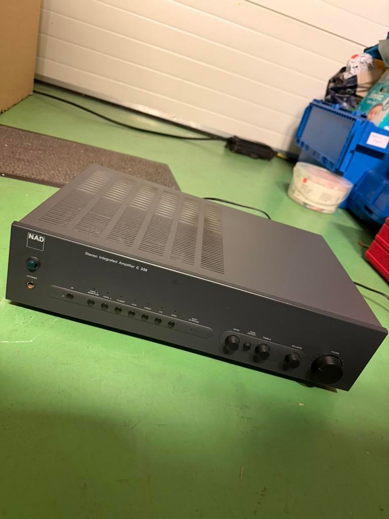 NAD C350-versterker - Krachtig en warm geluid, Muziek en Instrumenten, Versterkers | Keyboard, Monitor en PA, Ophalen, Gebruikt
