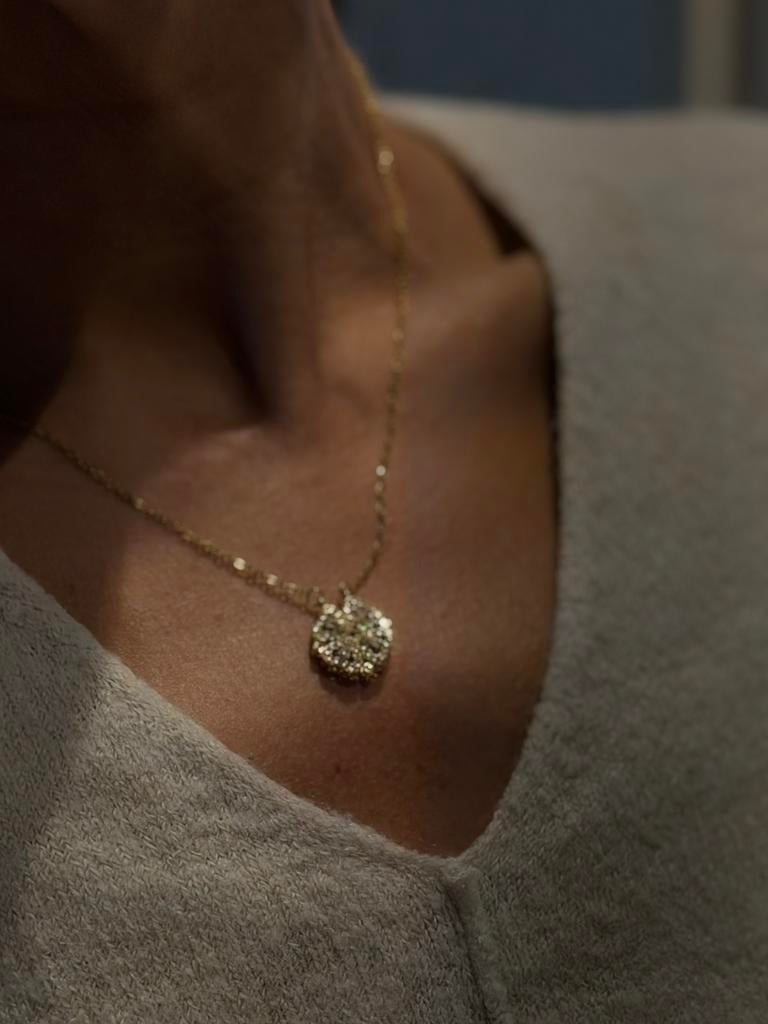 Collier strass trèfle cœur acier inoxydable neuf pendentif, Bijoux, Sacs & Beauté, Colliers, Neuf, Avec pendentif, Enlèvement ou Envoi