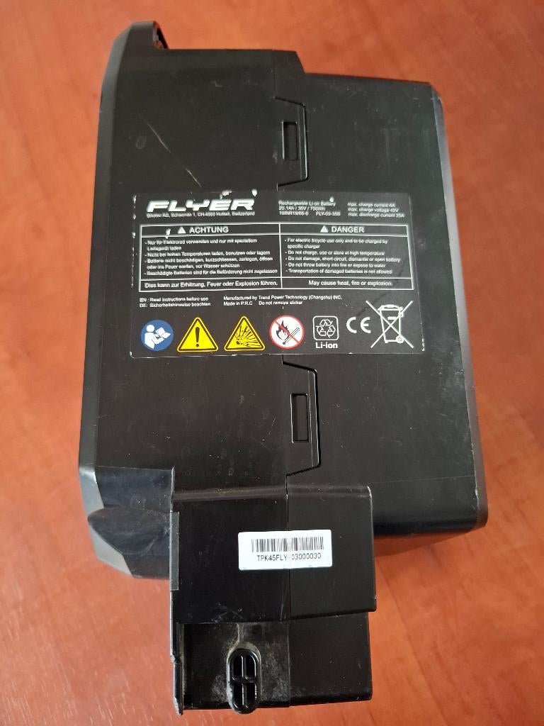 Fiets accu, Fietsen en Brommers, Elektrische fietsen, Ophalen, Gebruikt