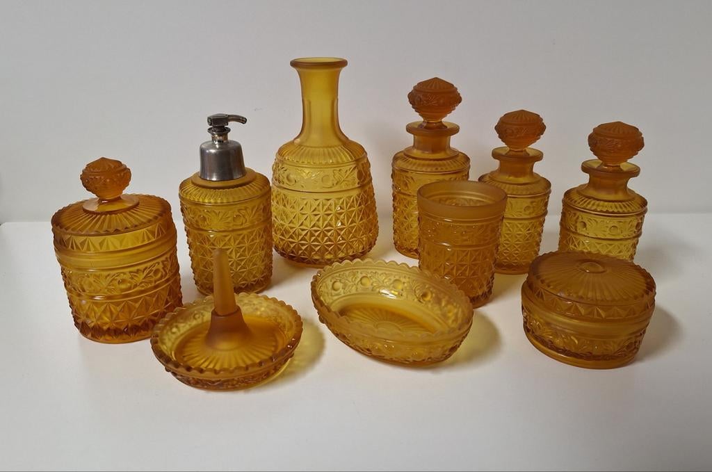 Antiek kaptafel set Val St.Lambert, Antiek en Kunst, Ophalen