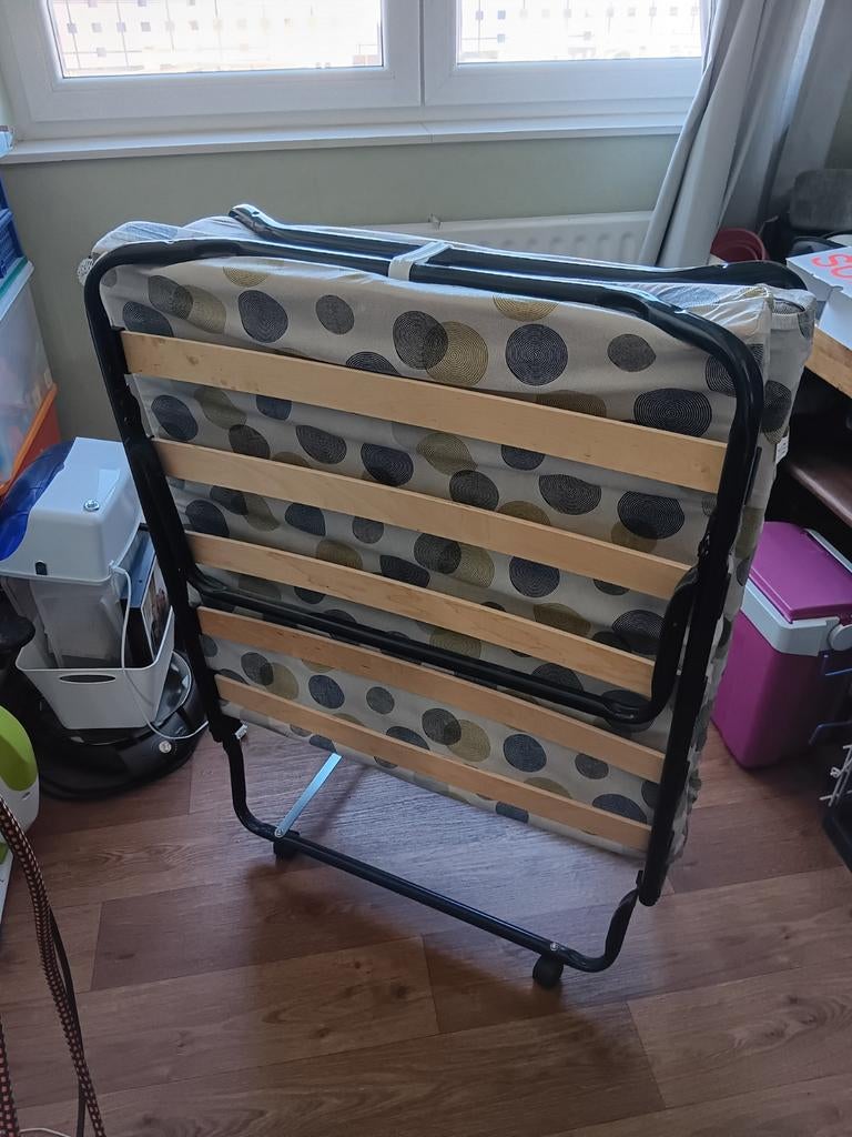 Lit d'appoint pliable 80 x 190., Maison & Meubles, Chambre à coucher | Canapés-lits, Enlèvement