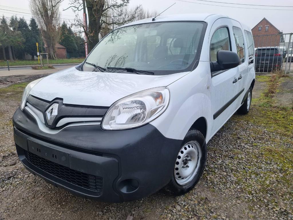 Renault Kangoo 2018 double cabine 136629km 1.5dci 90cv EU6, Autos, Achat, 6 portes, Euro 6, Entreprise