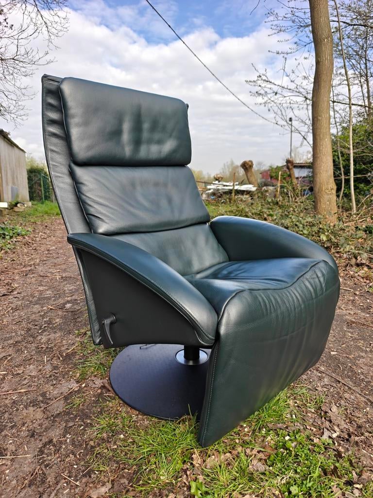 Jori relaxzetel., Huis en Inrichting, Fauteuils, Ophalen, Gebruikt, Leer, 75 tot 100 cm