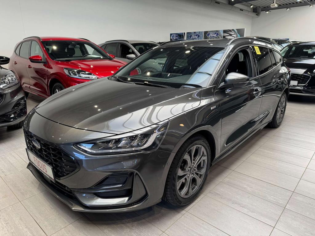 Ford Focus 1.0 EcoBoost 125PK A7 mHEV ST-Line Design Clipper, Auto's, Ford, Stof, Gebruikt, Bedrijf, Zilver of Grijs