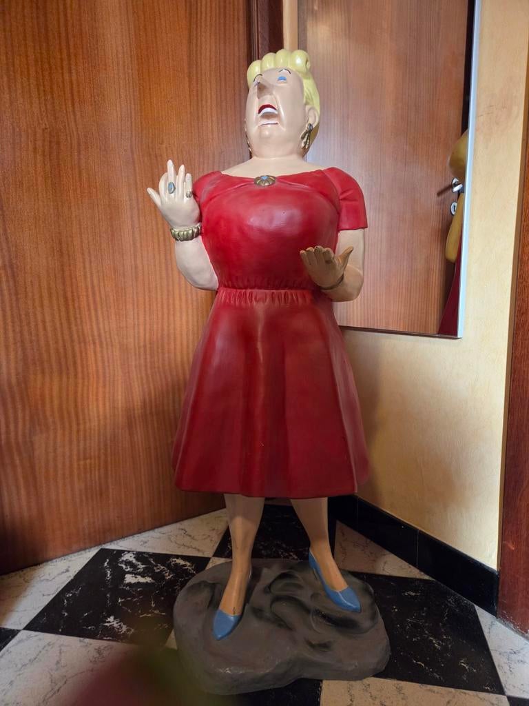 Statue Castafiore (Tintin), Collections, Enlèvement