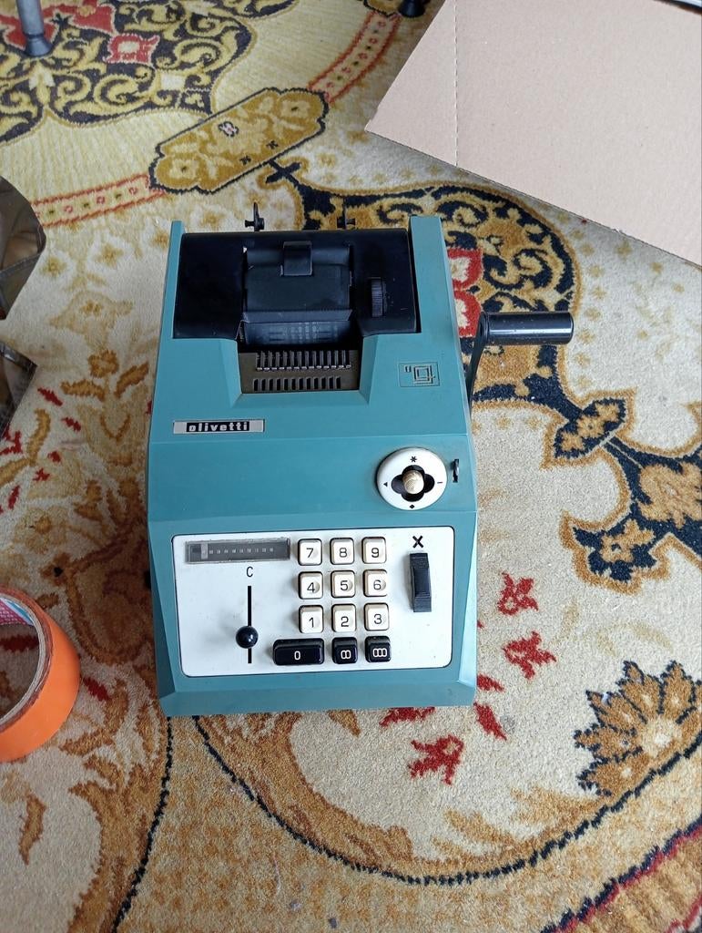 Vintage olivetti rekenmachine, Antiek en Kunst, Ophalen of Verzenden