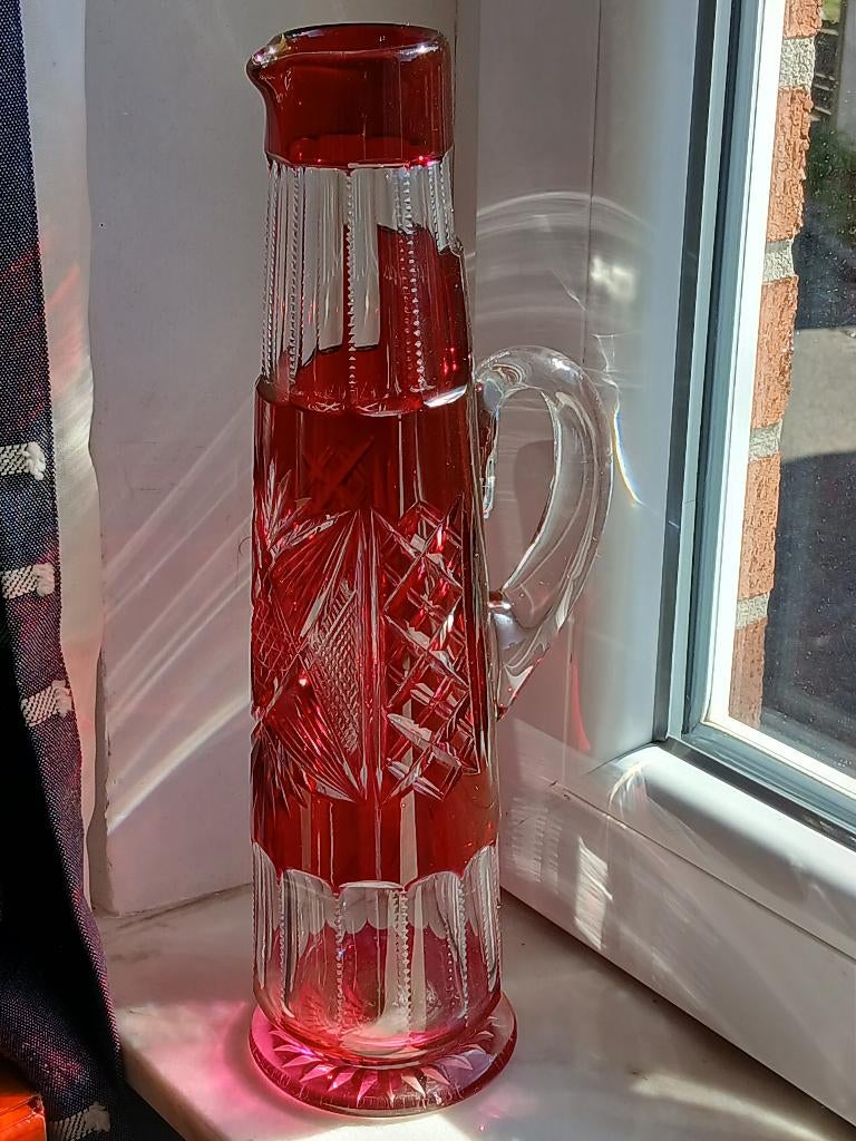 carafe cannette a champagne val saint lambert 1900 a 1915, Antiek en Kunst, Verzenden