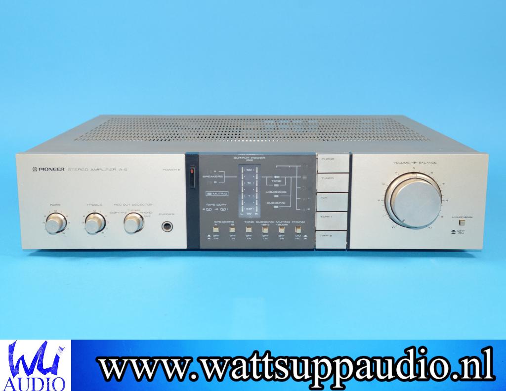 Pioneer A-6 Stereo versterker Vintage / VU meters, Audio, Tv en Foto, Versterkers en Ontvangers, Gebruikt, Ophalen of Verzenden