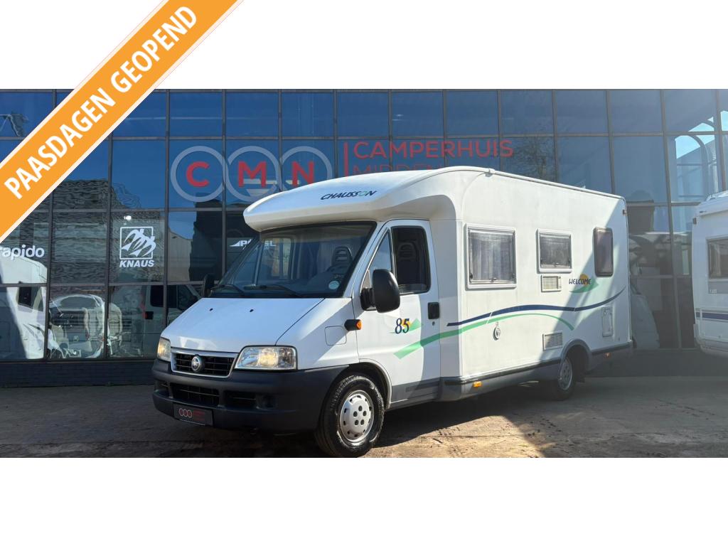 Chausson Welcome 85 Airco,Topindeling!, Caravans en Kamperen, Ringverwarming, Half-integraal, Cassettetoilet, Tot en met 4