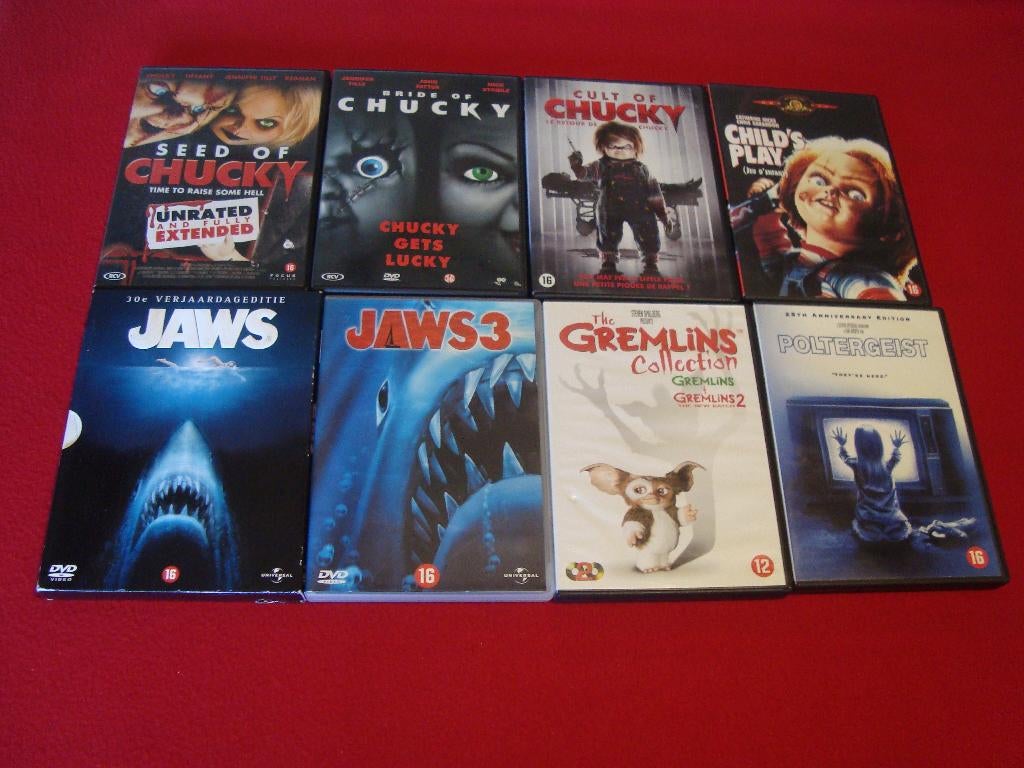 27 horror dvd's, Ophalen of Verzenden