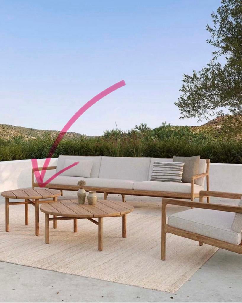 Quatro Koffietafel Teak Ethnicraft, Enlèvement, Neuf, Teck