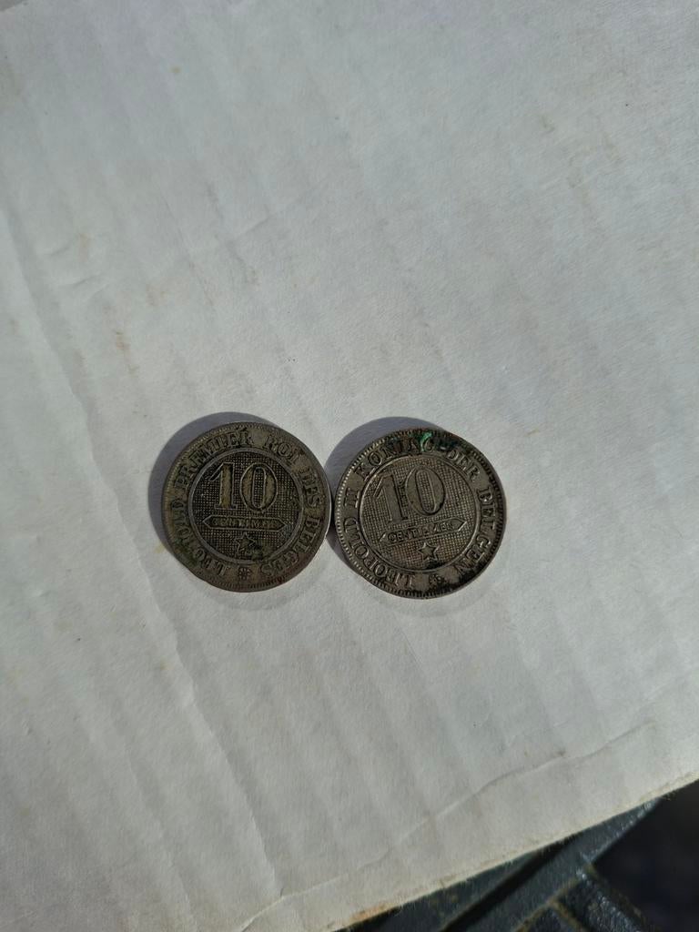 2 ,10 cent 1864, Postzegels en Munten, Munten | België, Ophalen